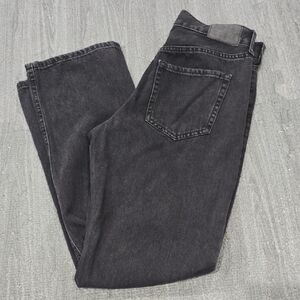 Aeropostale Women's Faded Black 90's Baggy Jeans Size 2 Reg